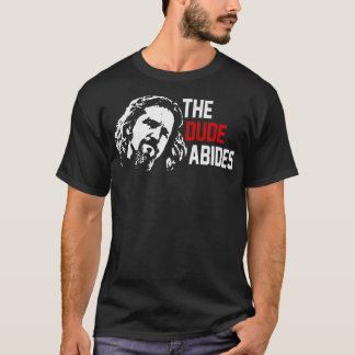 Der Typ hält sich an Vintage-Design T-Shirt