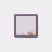 Der Typ Post-it Klebezettel (Vorderseite)