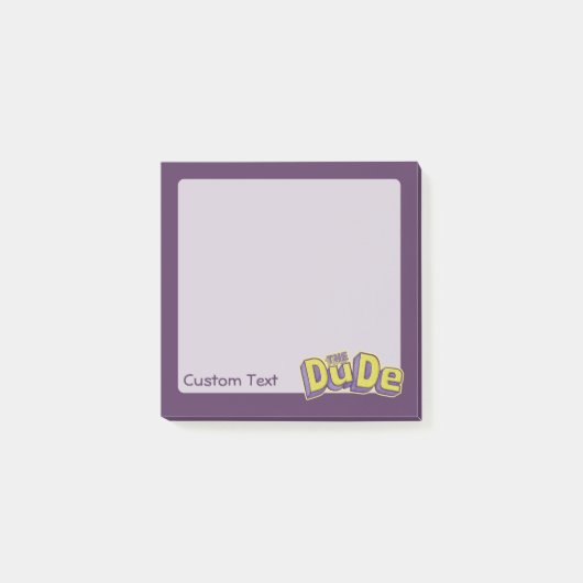 Der Typ Post-it Klebezettel (Vorderseite)