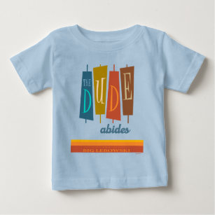 "Der Typ überdeckt" Retro-Style-Zeichen Grafik Baby T-shirt