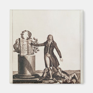 Der Tyrann der Revolution zerquetscht Magnet