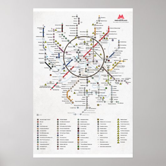 Der U-Bahn-Plan 2033 Poster (Vorne)