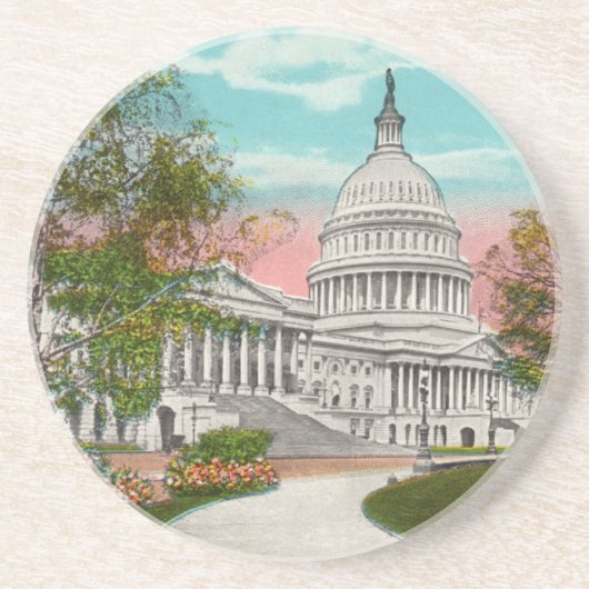 Der U.S. Capitol Vintage Untersetzer (Vorne)