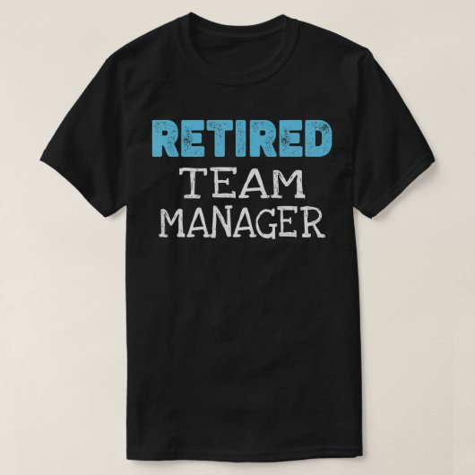 Der überarbeitete Team Manager spendet eine lustig T-Shirt (Design vorne)