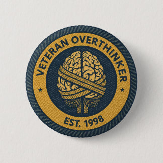 Der "ÜBERDENKEN"-Leistungsabzeichen-Button Button
