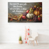 Der Überfluss von Psalm 65:11 Banner (Insitu)