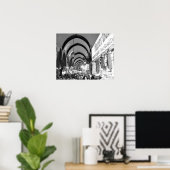 Der überfüllte türkische Markt Poster (Heimbüro)