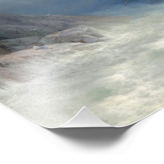 Der Überlebende, Ivan Konstantinowitsch Aivazowski Fotodruck (Ecke)