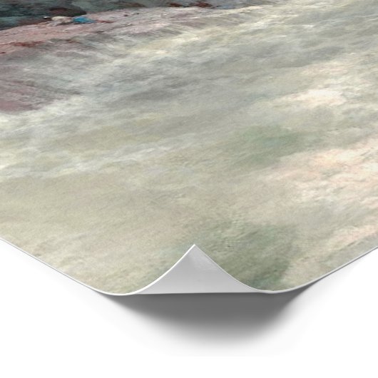 Der Überlebende, Ivan Konstantinowitsch Aivazowski Poster (Ecke)