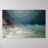 Der Überlebende, Ivan Konstantinowitsch Aivazowski Poster (Vorne)