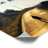 Der überlegene Mann. Konfuzius Zitat. Poster (Ecke)