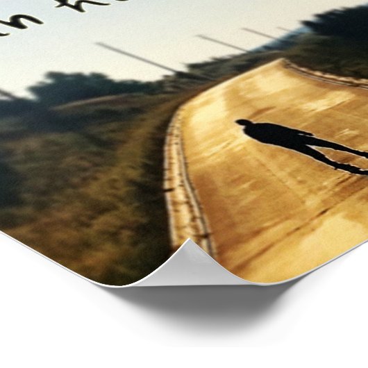 Der überlegene Mann. Konfuzius Zitat. Poster (Ecke)