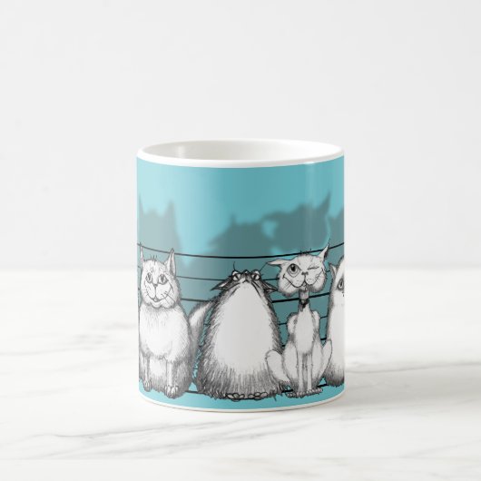 Der übliche Pussy Kaffeetasse (Mittel)