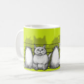 Der übliche Pussy Kaffeetasse (Vorderseite Links)