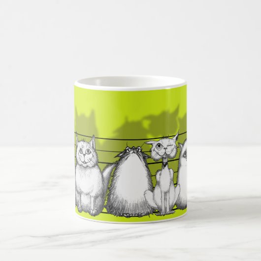 Der übliche Pussy Kaffeetasse (Mittel)