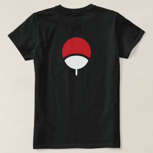 Der Uchiha der Frauen Clan T-Shirt (Design Rückseite)