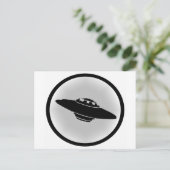 DER UFO-ANGRIFF POSTKARTE (Stehend Vorderseite)