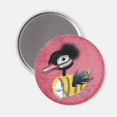 Der Ugly Duckling Märchenrosa-Graumagnet Magnet (Vorderseite/Rückseite)