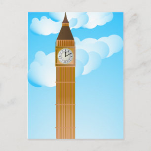 Der Uhrturm & Big Ben Postkarte