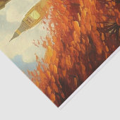 Der Uhrturm Seidenpapier (Ausschnitt)