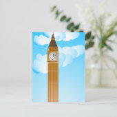 Der Uhrturm und Big Ben Postkarte (Stehend Vorderseite)