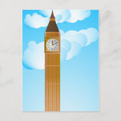 Der Uhrturm und Big Ben Postkarte (Vorderseite)