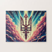 Der ukrainische Trident Puzzle (Horizontal)