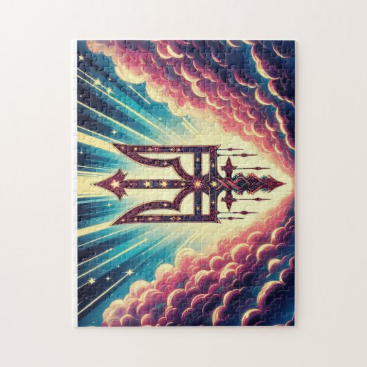 Der ukrainische Trident Puzzle (Vertikal)