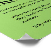 Der Ulam Prime Number Spiral Poster (Ecke)