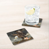 Der ultimative Adler Rechteckiger Pappuntersetzer (Vor Ort)