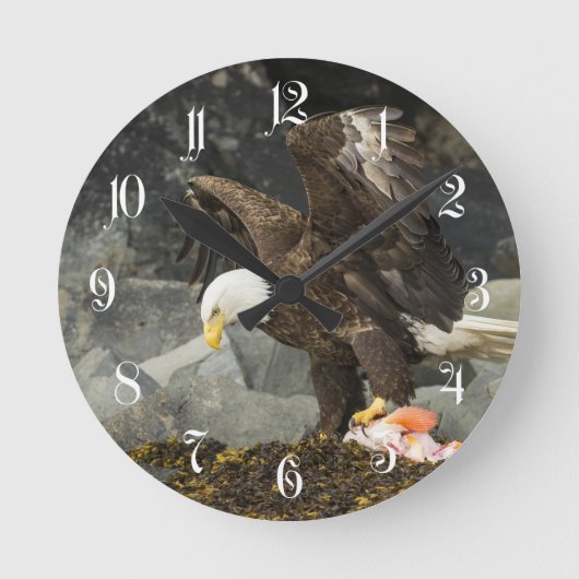Der ultimative Adler Runde Wanduhr (Vorderseite)