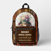 Der ultimative Buchwürmer Bedruckter Rucksack (Vorderseite)