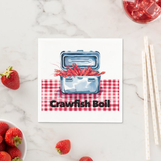 Der ultimative Crawfish Boil: Eine südliche Tradit Serviette (Beispiel)
