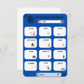 💍 📝 der ultimative Hochzeitsplaner RSVP Karte (Vorne/Hinten)