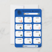 💍 📝 der ultimative Hochzeitsplaner RSVP Karte (Vorderseite)