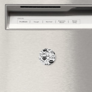Der ultimative Katzenliebhaber - Kuschelkatze Haus Magnet