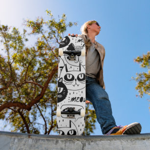 Der ultimative Katzenliebhaber - Kuschelkatze Haus Skateboard