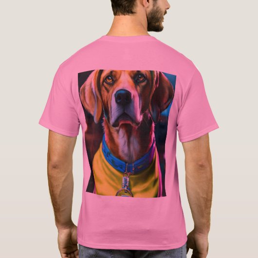 Der ultimative Men's Basic T - Shirt für Komfort u (Rückseite)