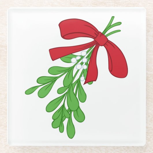 DER ULTIMATIVE "MISTLETOE* CHRISTMAS UNTERSETZER (Vorderseite)