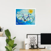 Der ultimative Radtrip-Druck Poster (Heimbüro)