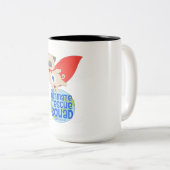 Der ultimative Rettungsring Zweifarbige Tasse (VorderseiteRechts)