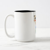 Der ultimative Rettungsring Zweifarbige Tasse (Links)