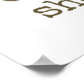 Der Umgang mit Armut ist eine Herausforderung - Ar Poster (Ecke)