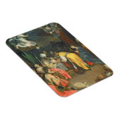 Der Umsturz Christi 1590 (Öl auf Leinwand) Magnet (Rechte Seite)