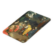 Der Umsturz Christi 1590 (Öl auf Leinwand) Magnet (Linke Seite)