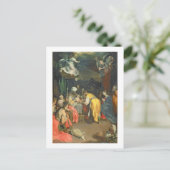 Der Umsturz Christi 1590 (Öl auf Leinwand) Postkarte (Stehend Vorderseite)