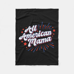Der Unabhängigkeitstag der USA im Juli - ganz amer Fleecedecke