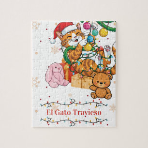 Der unartige Weihnachtskatze Puzzle