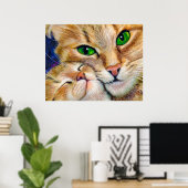 Der unausgesprochene Komfort der Liebe Poster (Heimbüro)