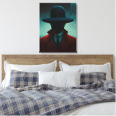Der Unbekannte Mann Leinwanddruck (Insitu (Schlafzimmer))